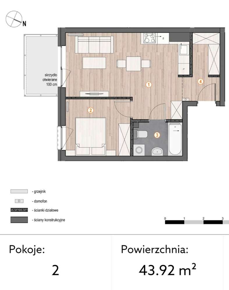 M-3 Osiedle Łososiowa Radogoszcz - Pełny obrazek: 5/5