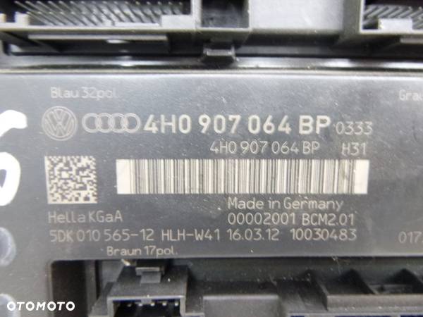 STEROWNIK MODUŁ KOMFORTU BORDNETZ AUDI 4H0907064BP - 3