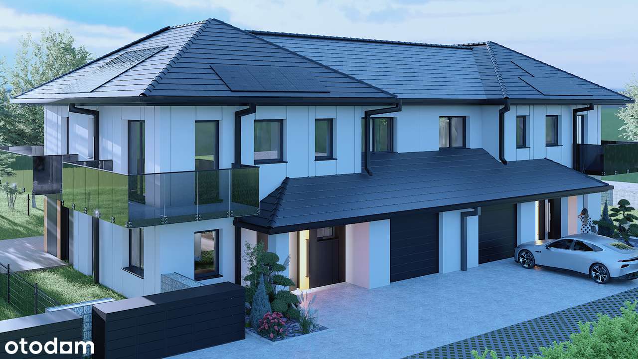 Nowoczesny dom hybrydowy,   energooszczędny z garażem i ogrodem - Pełny obrazek: 4/17