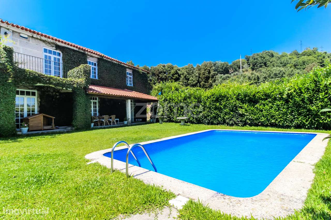 Quinta T4 com piscina, vinha e capela - Gondar, Amarante - Grande imagem: 2/60