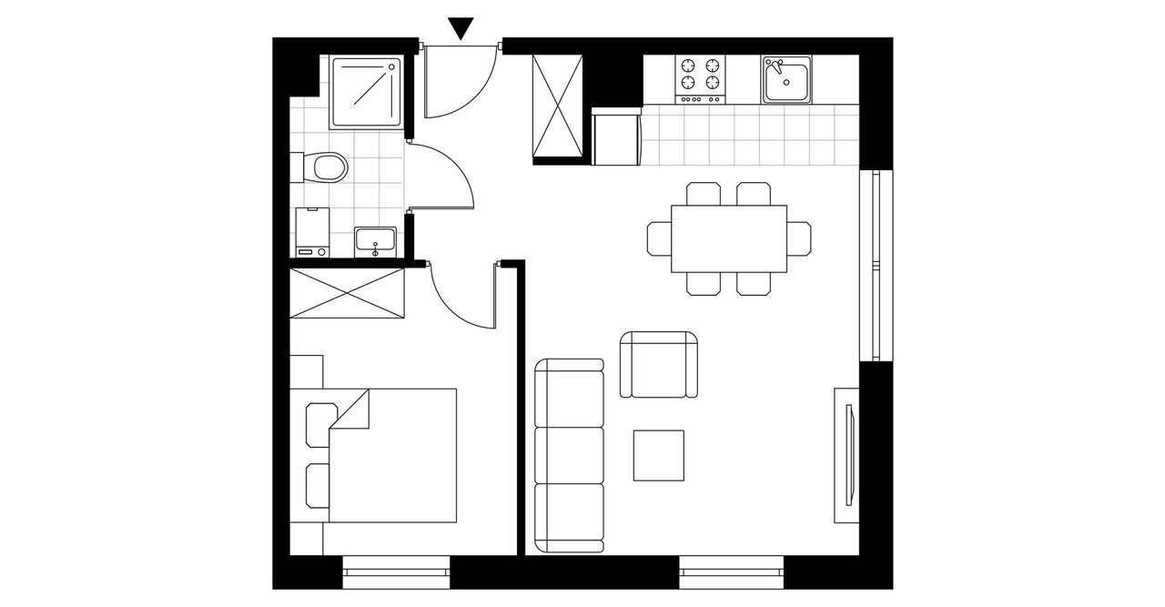 Moderato I​I​I | mieszkanie 2-pok. | B3 - Pełny obrazek: 4/9