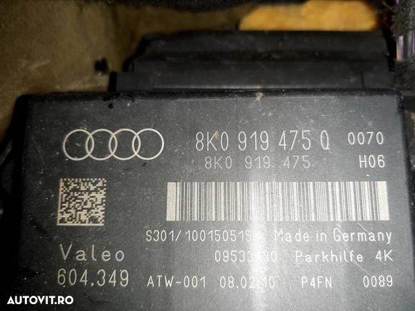 Calculator modul senzori parcare AUDI A4 B8 / A5  cod 8K0919475Q - 2