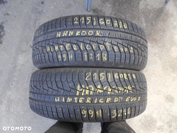 Opony 215/60R16 hankook winter i cept evo 2 7,2mm zima para - 1