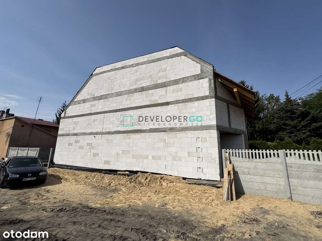 Dom w stanie surowym otwartym ul. Brzeska - Pełny obrazek: 4/13