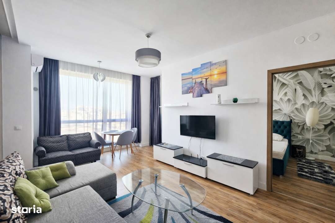 Apartament intr-un complex cu gradina privata si fantani decorative, l-2
