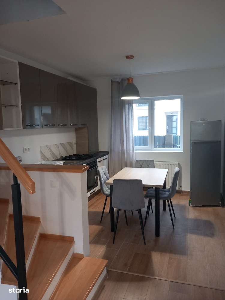 Casă  tip duplex, 3 cam, 85 mp,mobilat, utilat,Sancrai-6