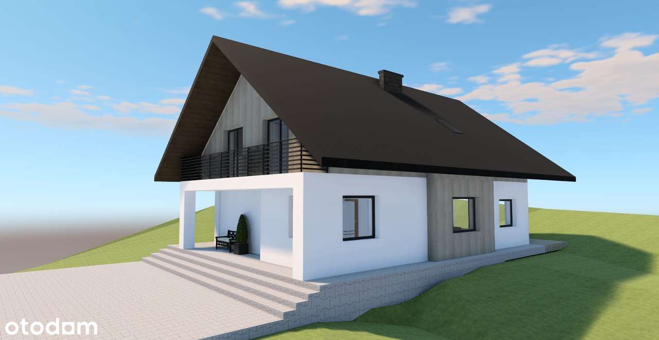 WYJĄTKOWA OKAZJA! DZIAŁKA Z POZWOLENIEM NA BUDOWĘ I PROJEKTEM DOMU!