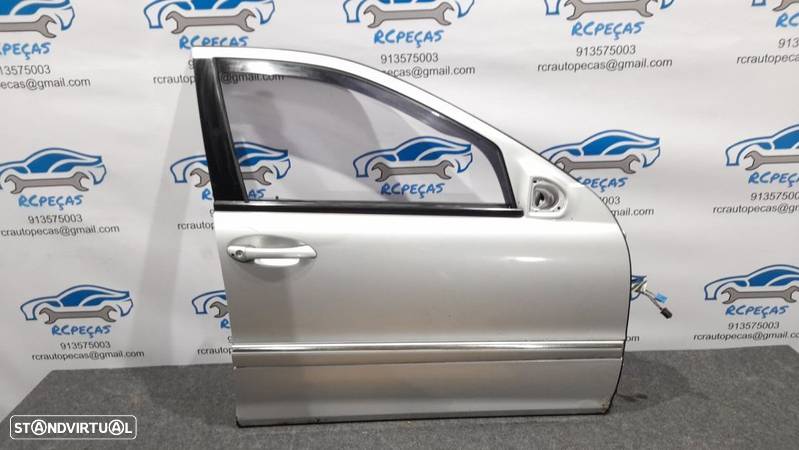 PORTA PORTAS FRENTE FRONTAL DIREITA MERCEDES BENZ CLASS C W203 A2037200205 2037200205 FECHO ELEVADOR MOTOR PUXADOR VIDRO RETROVISOR RETROVISORES - 1