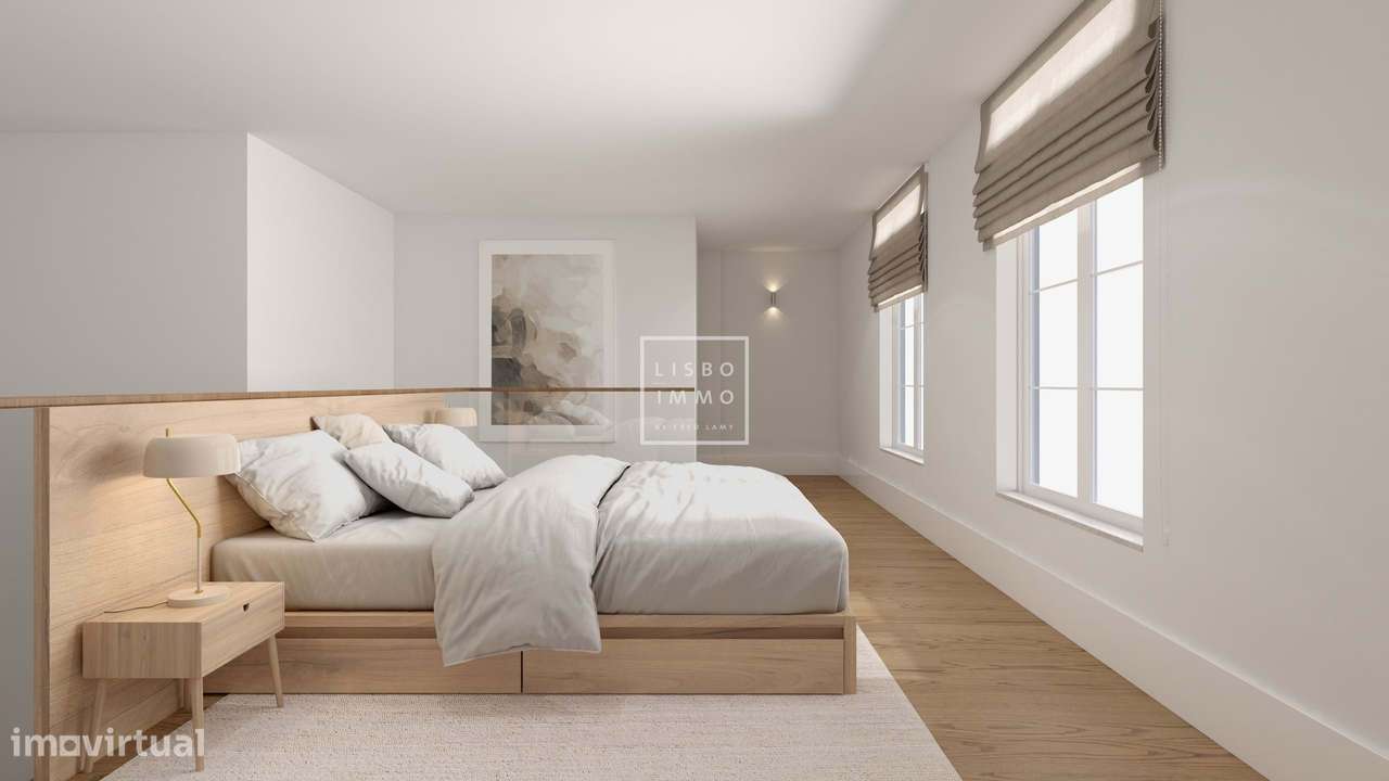 Apartamento Loft, 54,02m2, terraço 48,53m2, completamente reformado, c-13