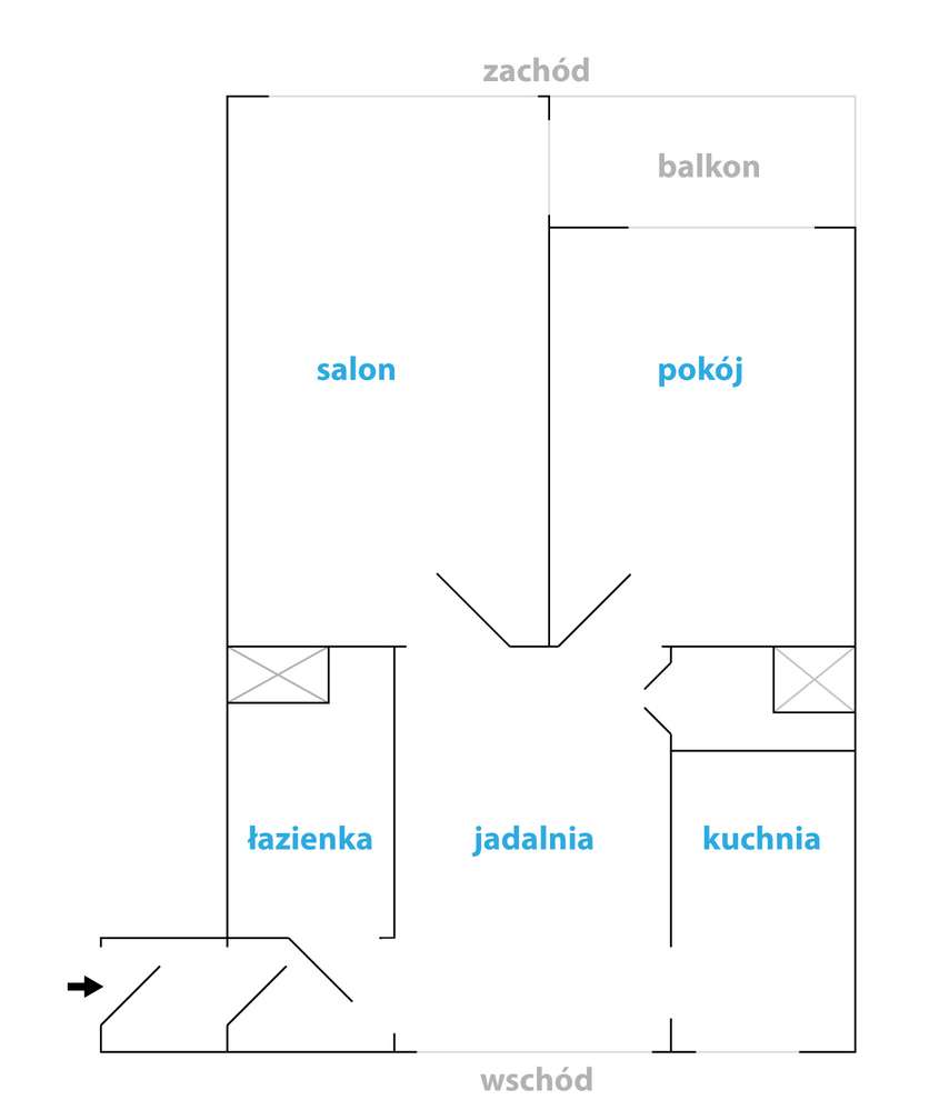Trzypokojowe mieszkanie w Tychach os G-19