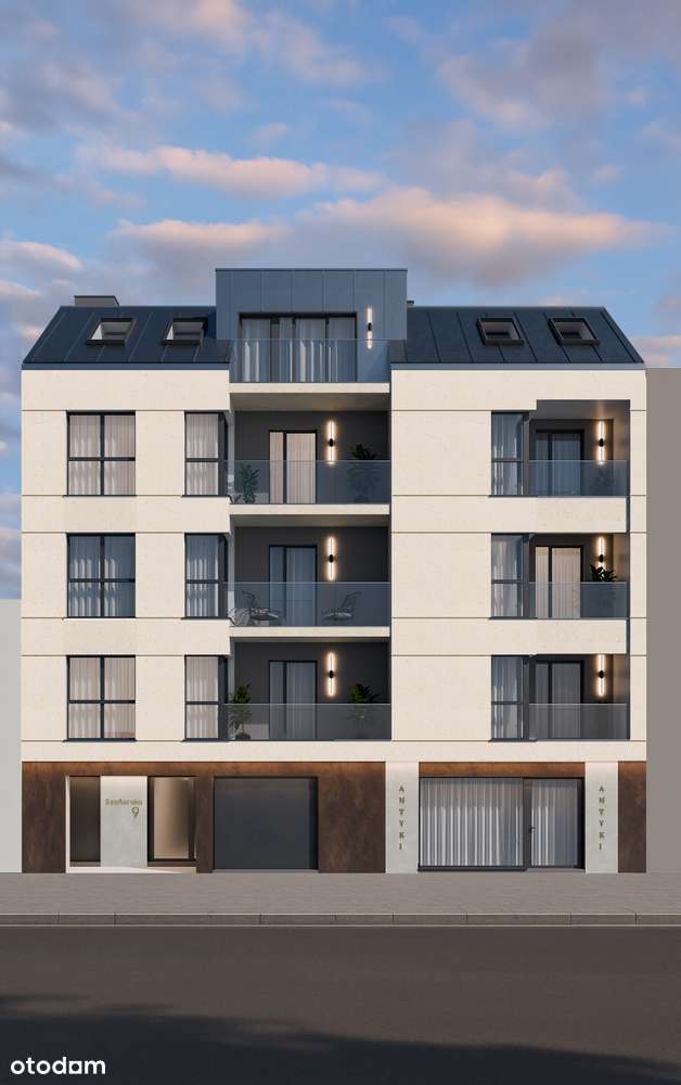 2-pokojowy apartament 42,13m2 na I piętrze z balkonem - Pełny obrazek: 1/13