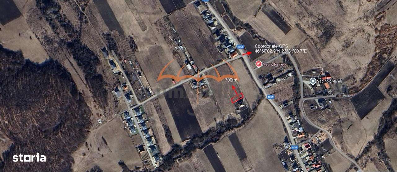 Teren intravilan de vanzare  in Popesti 700m² cu PUZ - Imagine principală: 1/3