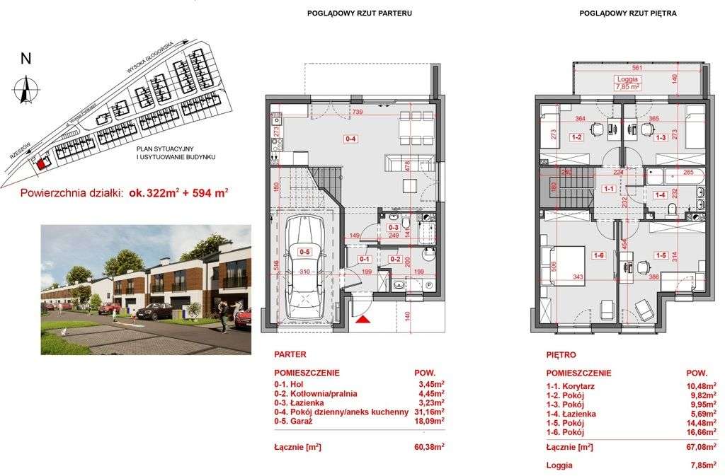 Dom w zabudowie bliźniaczej|garaż|5 pokoi-5