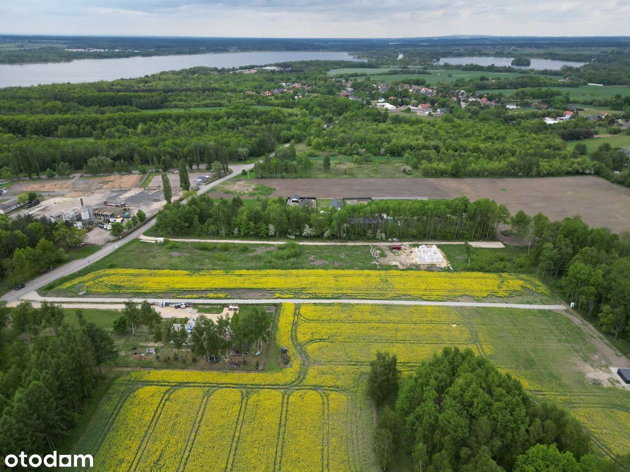 PYSKOWICE Dzierżno działka bud. 858 m2 nr 322/18 las, jezioro, spokój - Pełny obrazek: 5/15
