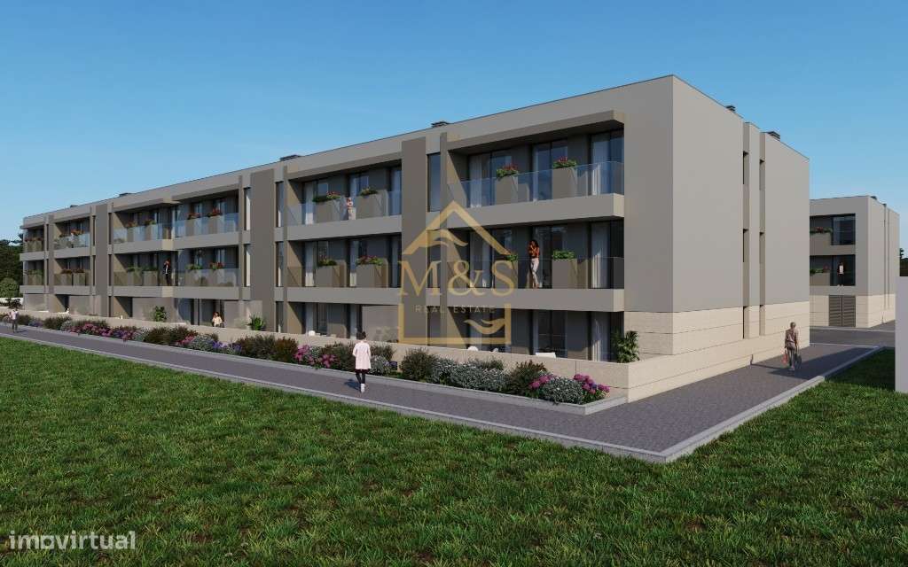 Apartamento T2+1 NOVO - 2 Lug.Garagem, Terraço - Maia-7