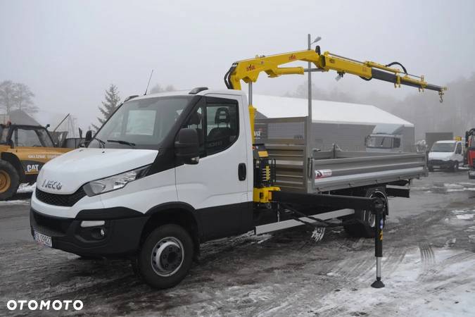 Iveco Daily 72-180 Nowy 3-stronny Wywrot Kiper Wywrotka HDS Żuraw HC 43A1 Jak Fassi F40 - 3