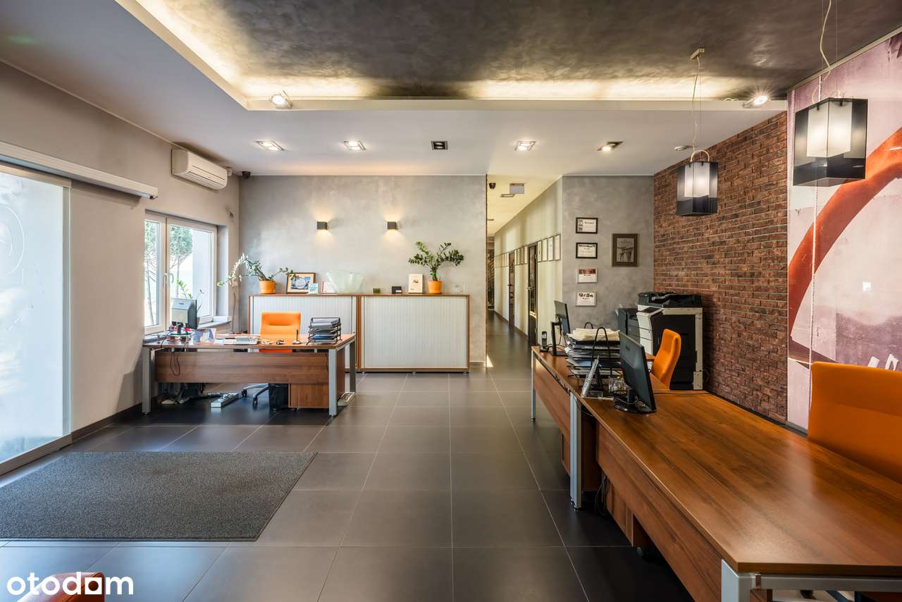 Budynek biurowo-magazynowy 625 m2 z dużą działką 3298 m2 w Centrum-7