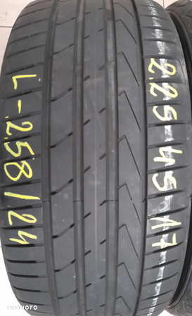 225/45r17 91W (L258/24)003 2szt 6/7mm Ventus S1 Evo 2 HANKOOK LETNIE - 2