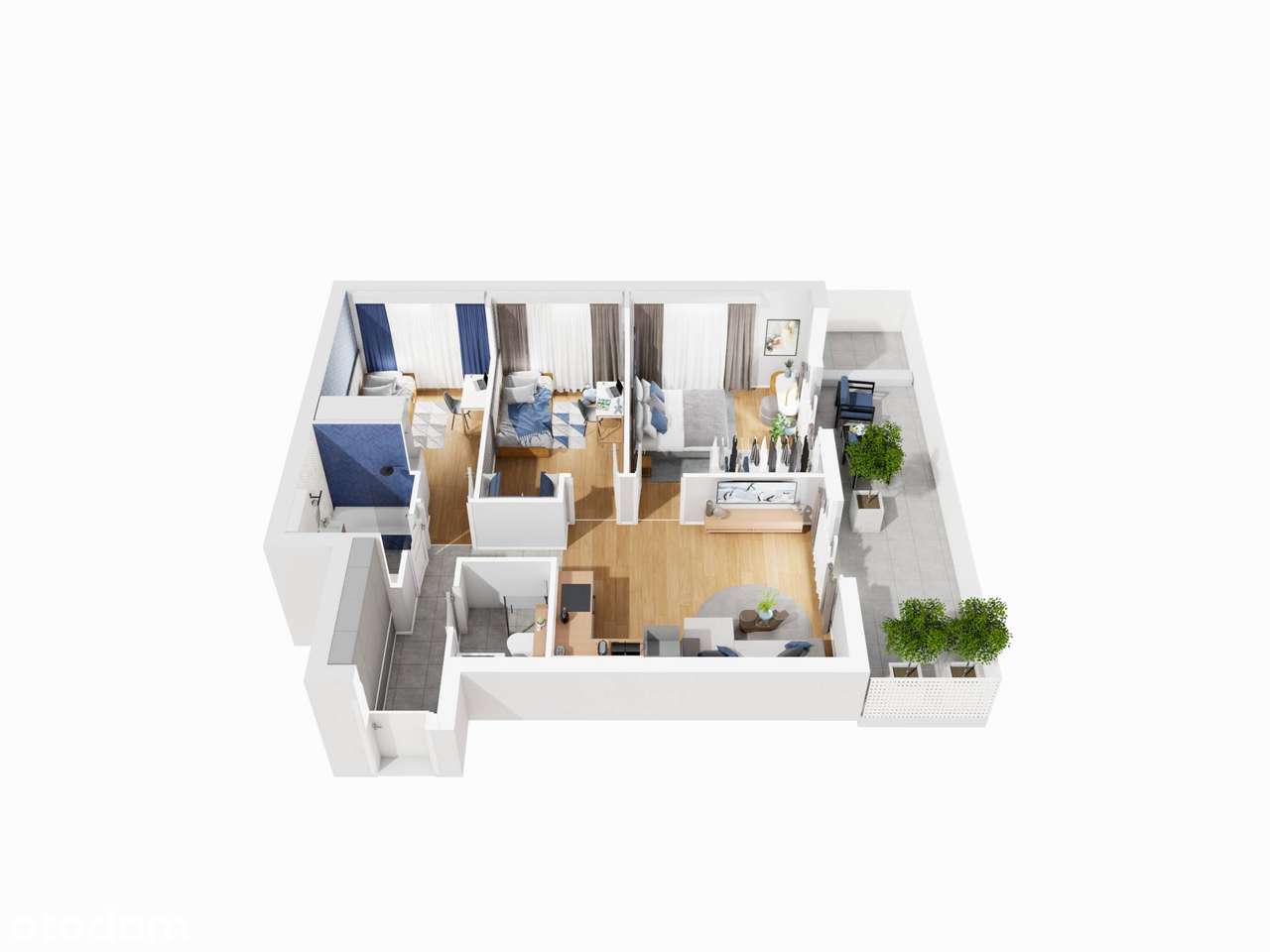 K​W͏A​D​R͏A​T I​I  | mieszkanie 4-pok. | M56 - Pełny obrazek: 4/7