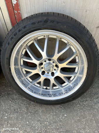 Set jante aliaj AUDI Q7 cu cauciucuri noi-nouțe allseason 285/40R20 Goodyear - 2