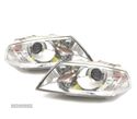 FARÓIS OPTICAS XENON PARA SKODA OCTAVIA 04-08 XENON - 1