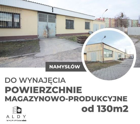 Hale MAGAZYNOWE do wynajęcia - NAMYSŁÓW