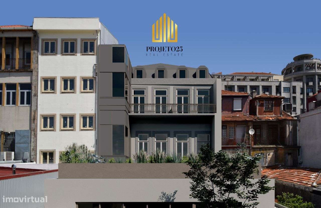 T1 Novo Com Terraço e Varanda Junto à Avª dos Aliados e ao Bolhão. - Grande imagem: 1/18