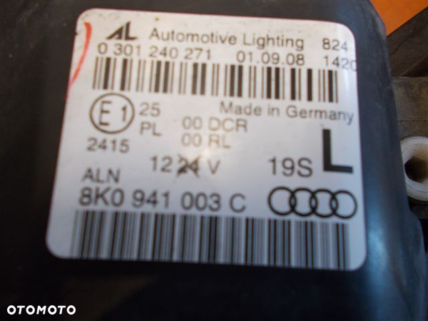 Lampa przód przednia lewa AUDI A4 08- BI-XENON - 2