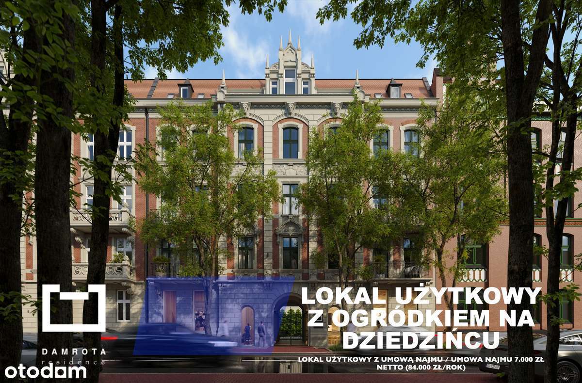 OFERTA BEZPOŚREDNIA !  Z ogrodem  / NAJEM 84.000  zł/rok netto-0