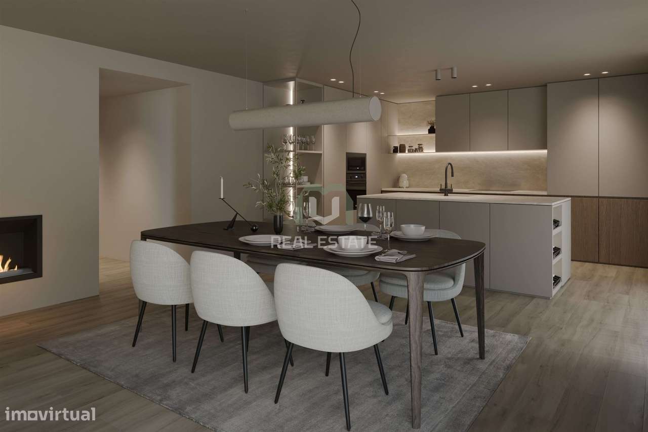 Apartamento T1+1 em Condomínio Fechado com Piscina no rooftop| Ramalde-11