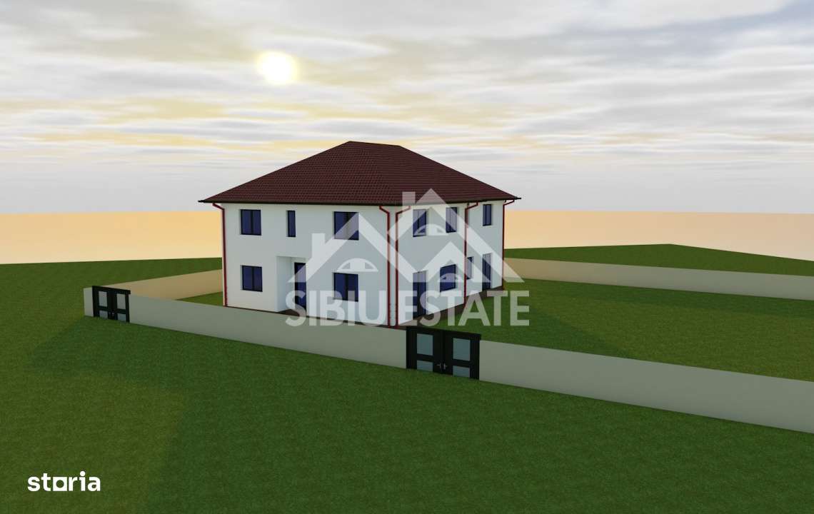 Duplex modern in constructie ,Str. Bradului, Șelimbar - Imagine principală: 4/10