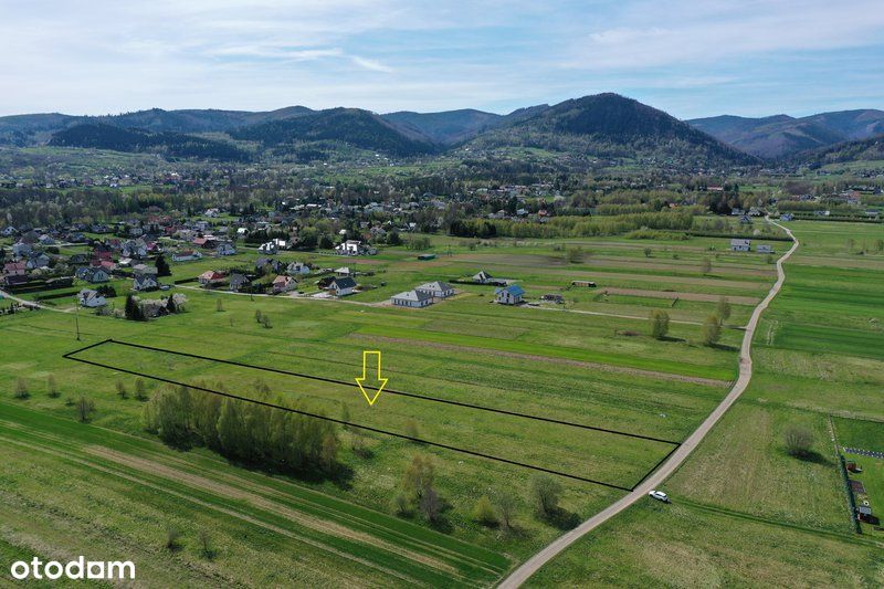 Panoramiczna działka w Lipowej, Beskid Żywiecki