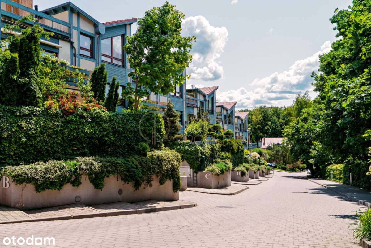 Osiedle z basenem przy lesie, taras i ogród-2