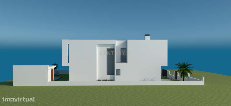 Lote com Projeto Aprovado para Moradia Moderna — Charneca da Caparica - Grande imagem: 4/10