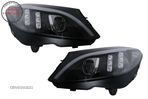 Faruri LED Mercedes C-Class W205 S205 A205 C205 (2014-2018) Negru Semnal Dinamic S- livrare gratuita - 12