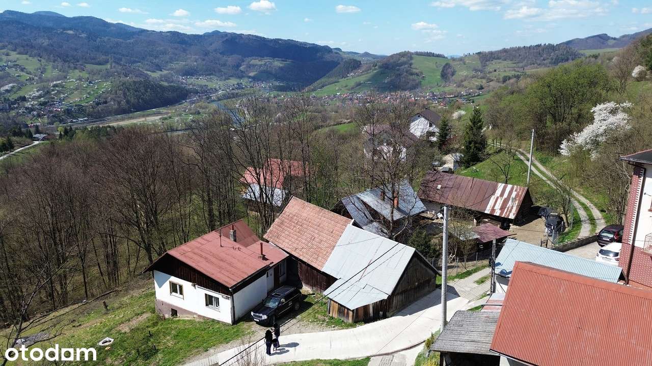 Dom z widokiem na góry +1,8h łąki i lasy-Piwniczna Zdrój-18