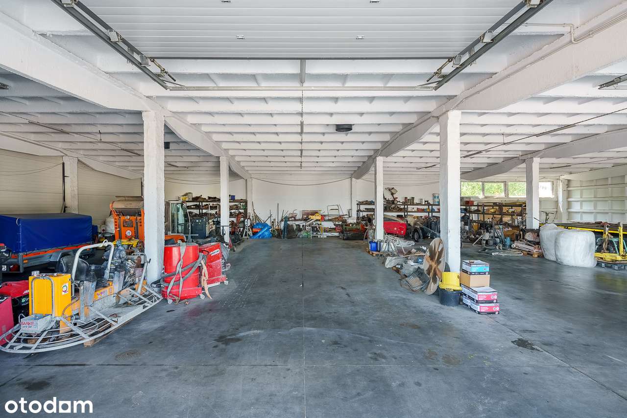 Hala-magazyn-biuro-usługi | 1000 m2 | działka 8000 m2 | 40 min P-ń-6