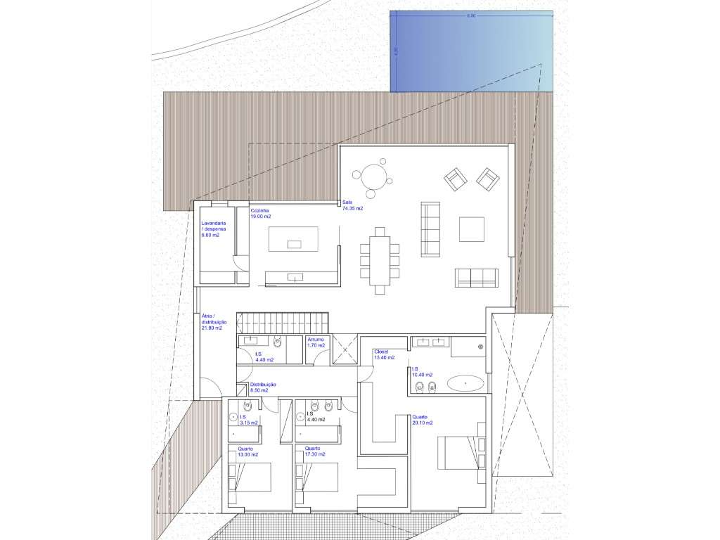 Viva com Elegância: Moradia Térrea com Piscina, 4 Frentes e Jardim ...-11