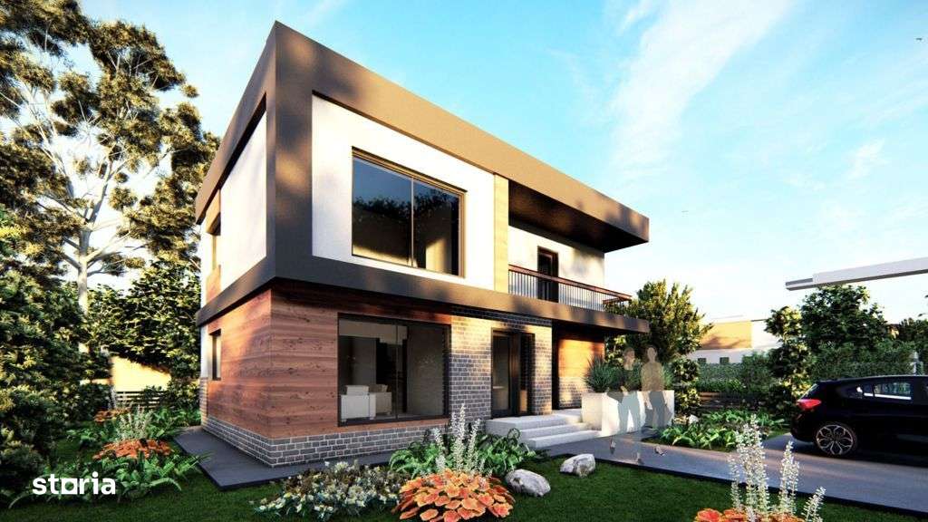 Proiect deosebit! 3 BAI! Vila 4 camere, 120 mp utili, Breazu - Imagine principală: 5/8