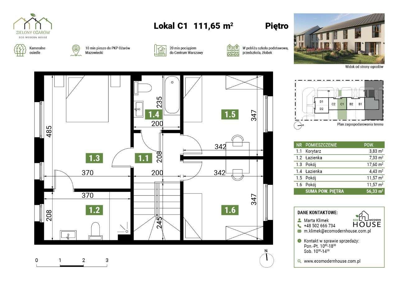 Rezerwacja- Dom C1 od dewelopera z pozwoleniem na użytkowanie !!! - Pełny obrazek: 4/11