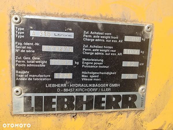 Liebherr A316 - 6