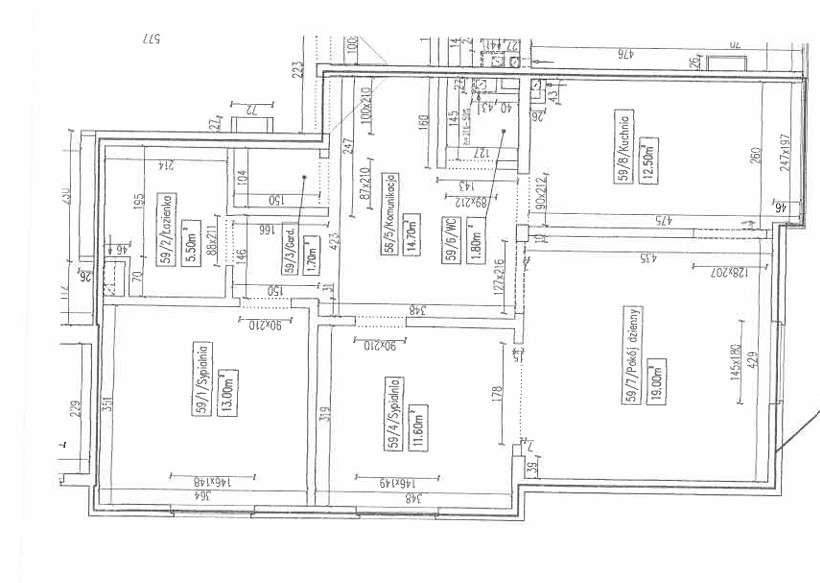 Mieszkanie 3-pokojowe - Targówek ul. Rembielińska - Pełny obrazek: 4/12
