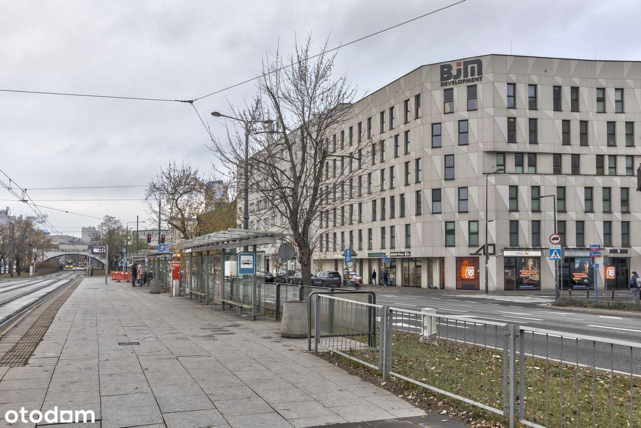 Bez prowizji! Wykończona kawalerka | Widok na Stadion Narodowy-11