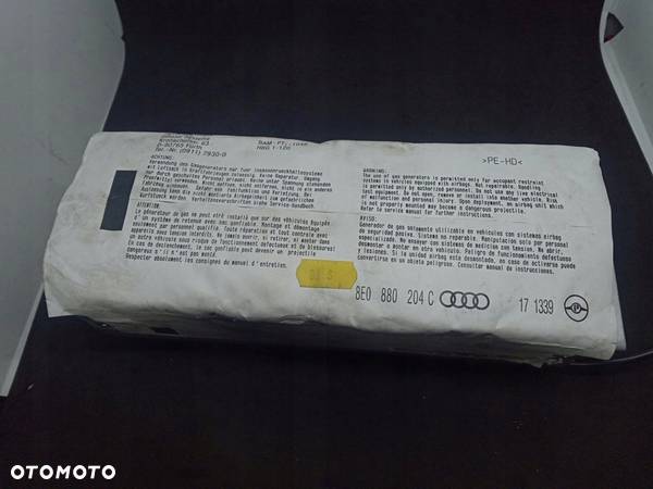 PODUSZKA PASAŻERA AIRBAG AUDI A4 B6 8E0880204C - 6