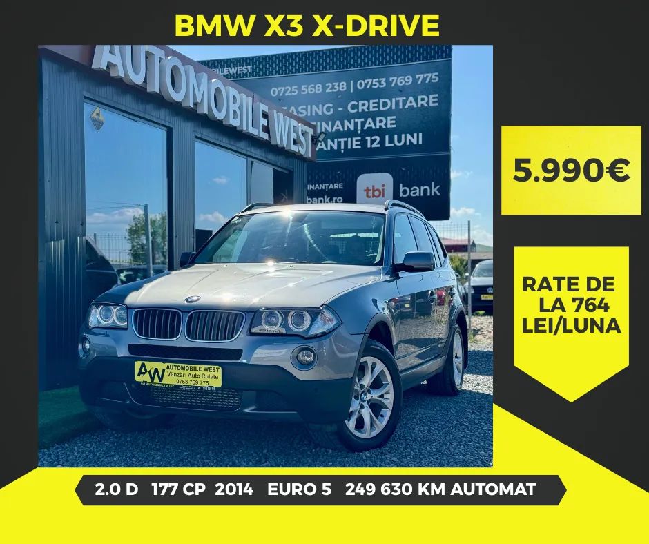 BMW X3 E83 [2003 - 2010] xDrive20d Aut. Edition Exclusive 2009
