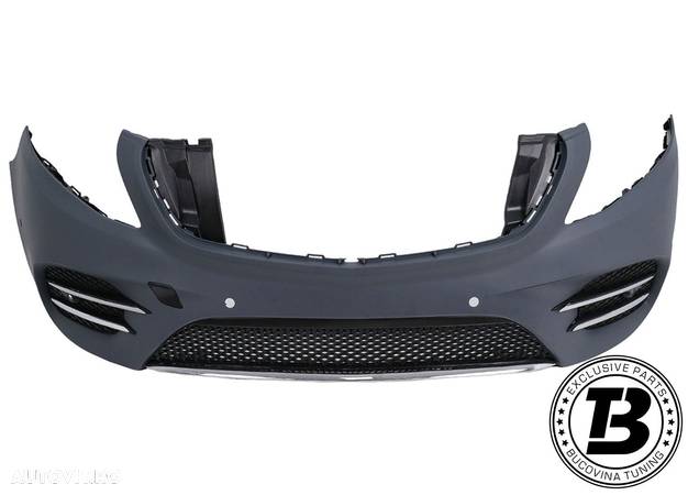 Pachet Exterior compatibil cu Mercedes V Class W447 AMG Design - 4