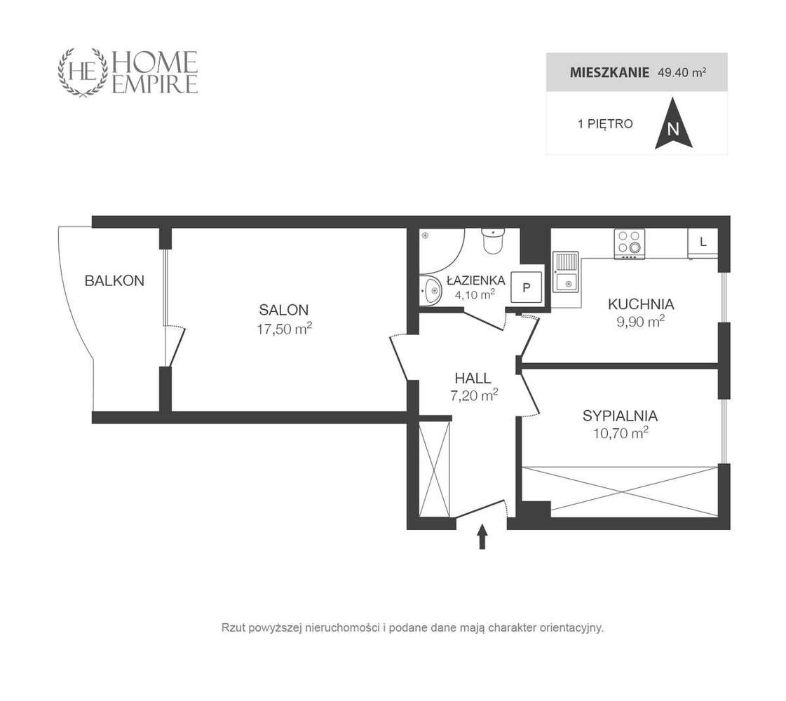 Winiarska, Dwupokojowe mieszkanie z balkonem, blisko Parku Sołackiego! - Pełny obrazek: 2/17