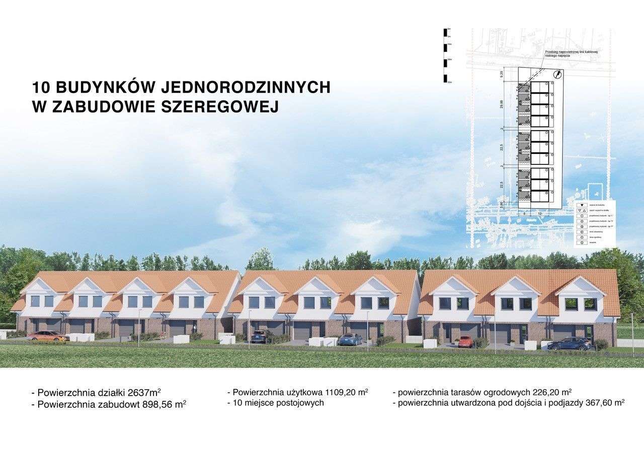 Działka dla dewelopera z pozwoleniem na budowę