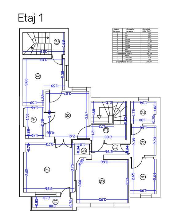 Casa de vanzare, 9 camere, 230 mp, zona - 13 Septembrie - Imagine principală: 4/7