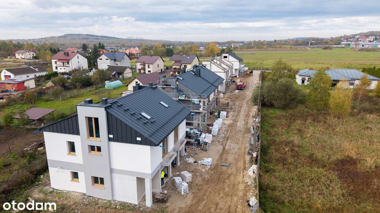 Nowoczesny segment z ogródkiem i garażem | Modrzewiowa Park | Masłów-19